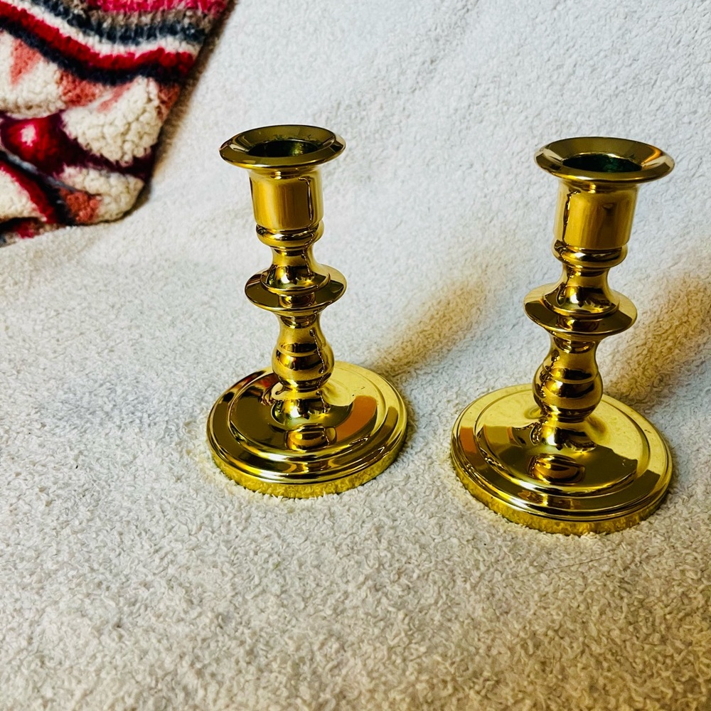 Baldwin Brass Candle Holders